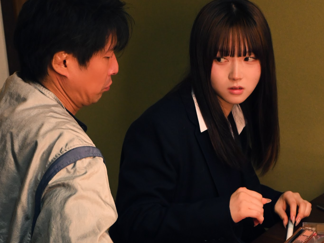 出演者と撮影ディレクター